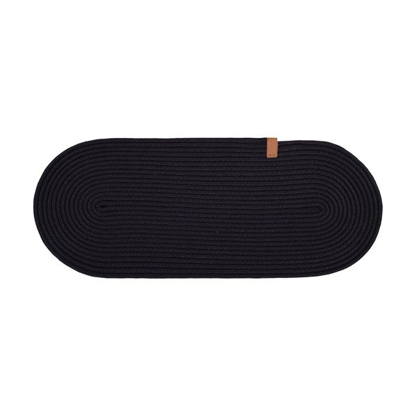Juodos spalvos laiptų kilimėlių rinkiniai 16 vnt. 25x65 cm Milo – Vitaus