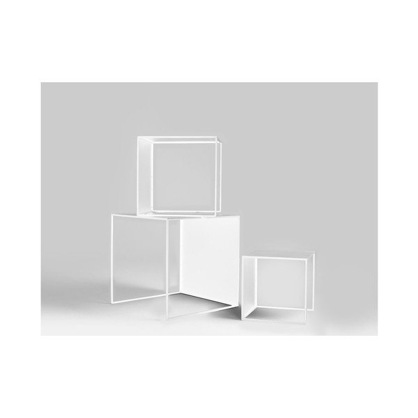 3 balti šoniniai staliukai Custom Form 2Wall-image-1