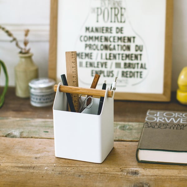 Biuro organizatorius iš metalo kanceliarinėms prekėms Tosca – YAMAZAKI-image-4