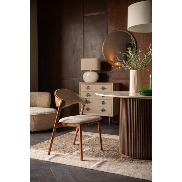 Smėlio spalvos valgomojo kėdė Babington – Dutchbone-image-1