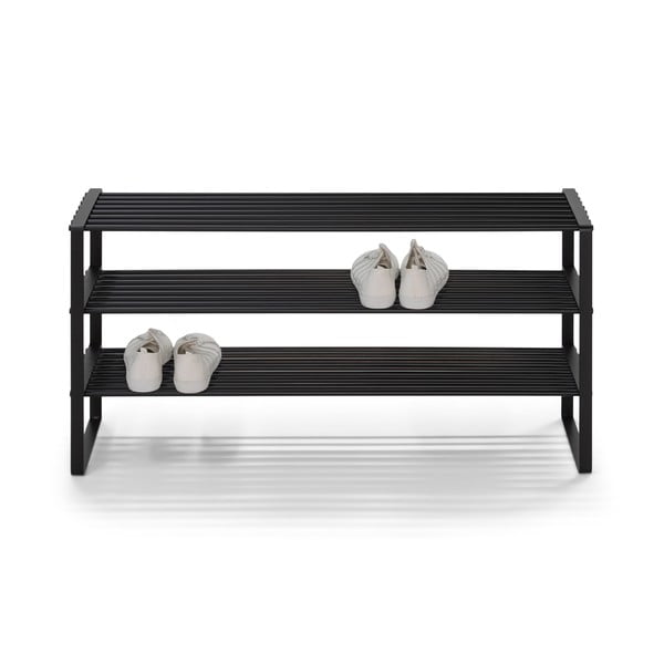 Juodos spalvos iš metalo spintelė batams 100x48,5x29 cm Rex – Spinder Design-image-2