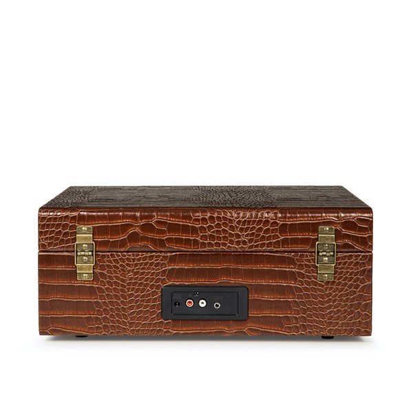 Rudos spalvos gramofonas Crosley Voyager Croc-image-3