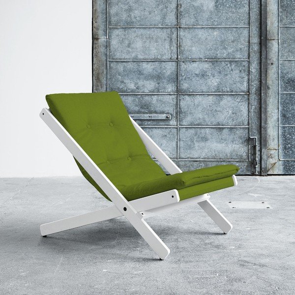 Sulankstoma kėdė "Karup Boogie White/Lime