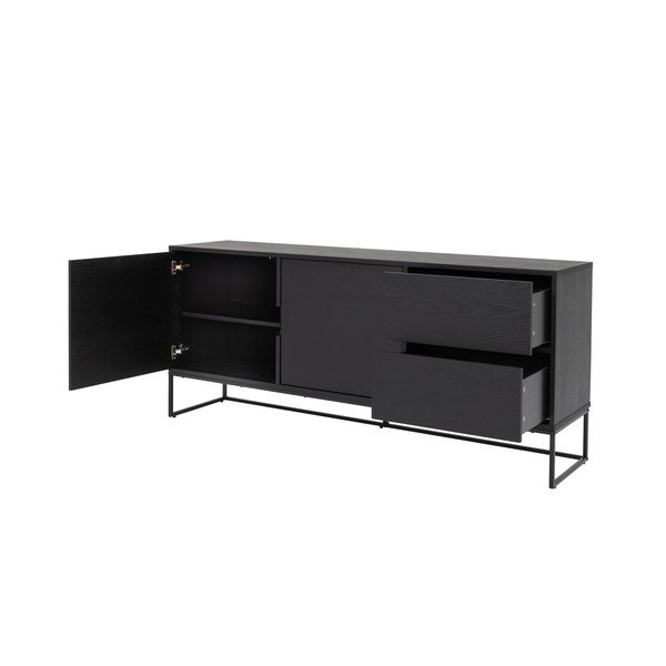 Juoda komoda 176x76 cm Lipp - Tenzo-image-4