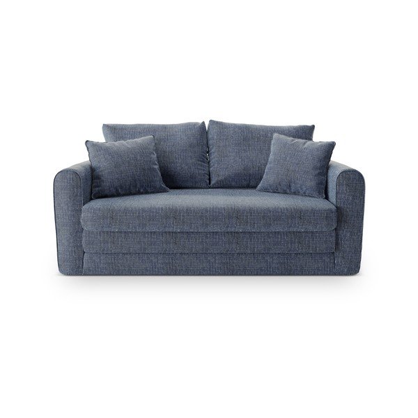 Pilkai mėlynos spalvos sulankstoma sofa 158 cm Lido – Micadoni -image-2
