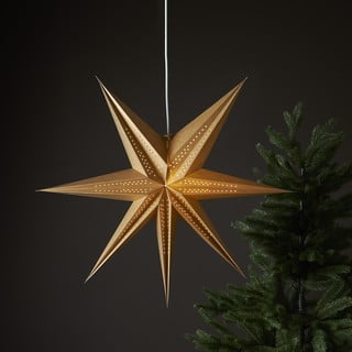 Aukso spalvos kalėdinė šviečianti dekoracija ø 60 cm Point - Star Trading