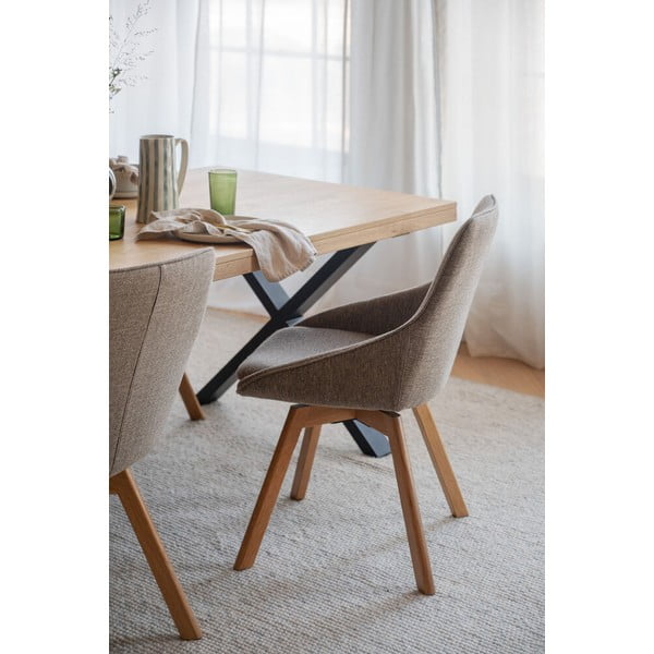 Valgomojo kėdės smėlio spalvos 2 vnt. Alison – Rowico-image-2