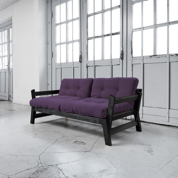 Sofa lova "Karup Step" juoda/ violetinė