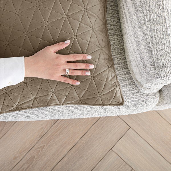 2 smėlio spalvos užvalkalų rinkinys AmeliaHome Laila, 45 x 45 cm-image-4