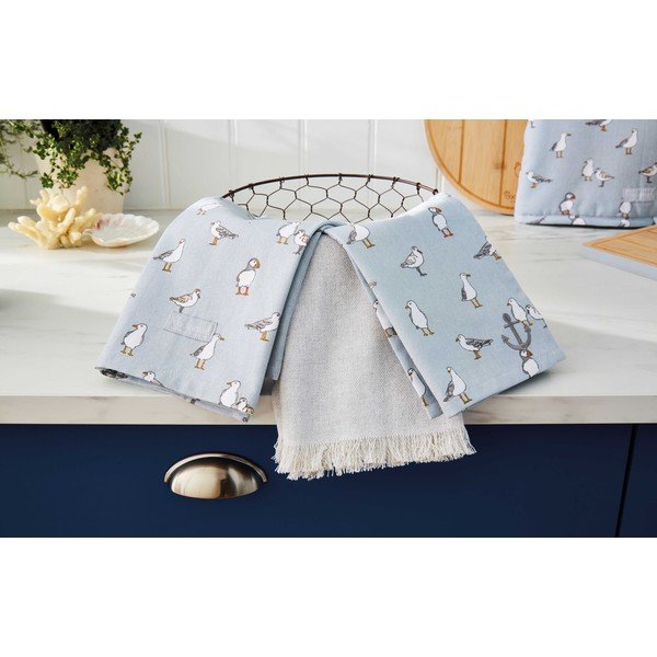 Virtuvės rankšluosčiai 3 vnt. 45x65 cm Costal Birds – Cooksmart ®-image-1