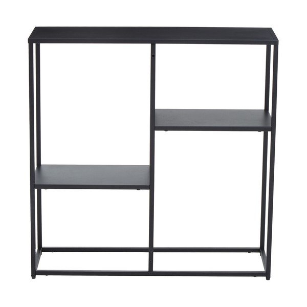 Juodos spalvos iš plieno pastatoma lentyna 80x81x26 cm Acero – Premier Housewares-image-4