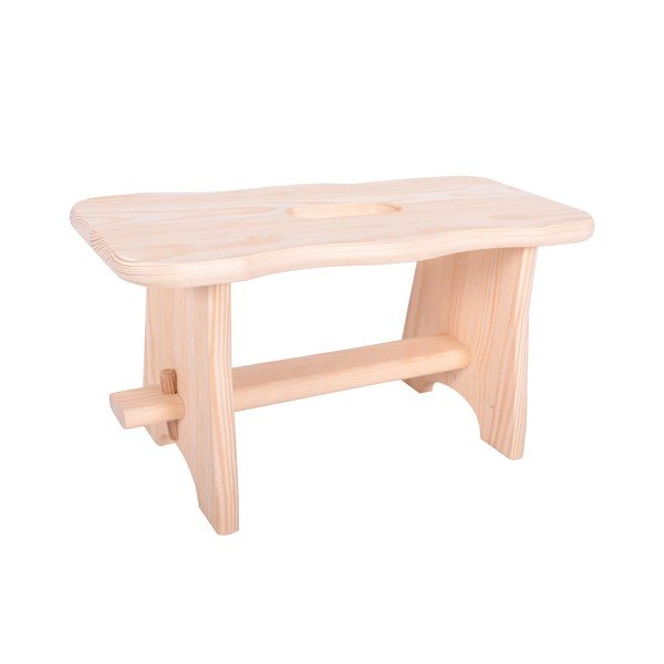 Iš pušies masyvo taburetė natūralios spalvos Tirolo – Rojaplast-image-1