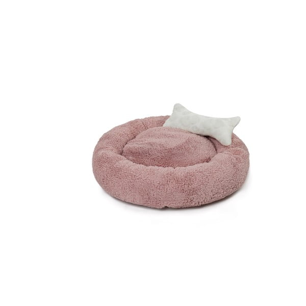 Rožinis pliušinis gultas - Lydia&Co