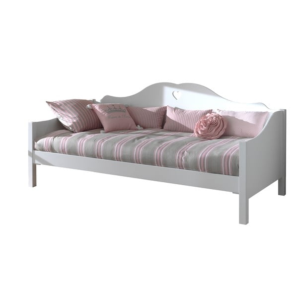 Balta dieninė lova "Vipack Amori", 90 x 200 cm