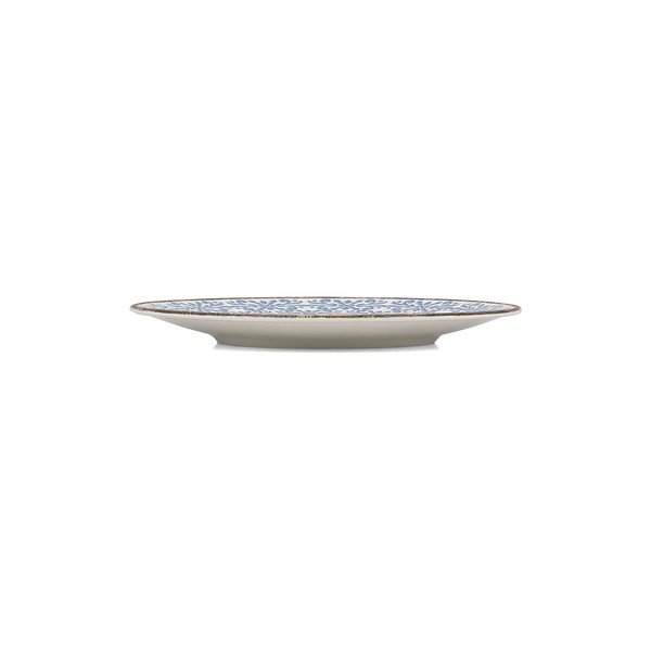 Baltos spalvos/mėlynos spalvos desertinė iš porceliano  lėkštė ø 21 cm Azul – BonBistro-image-3