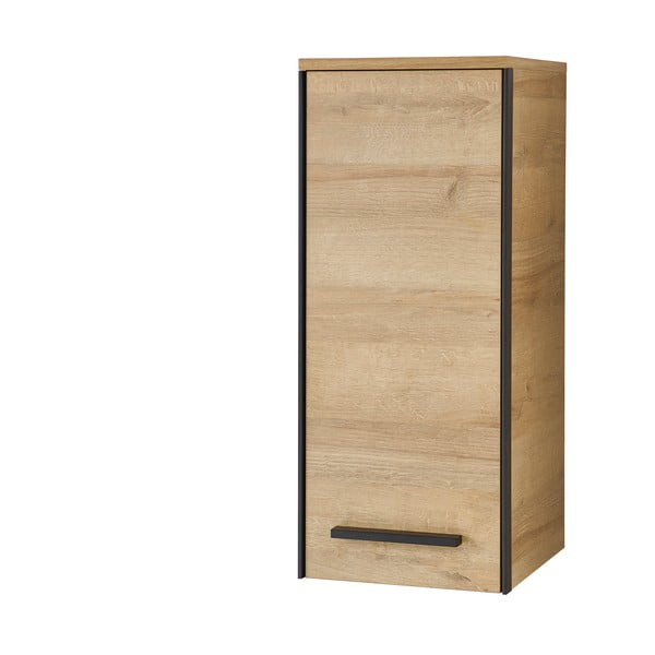 Natūralios spalvos pakabinama vonios daiktadėžė iš ąžuolo 70x30 cm Quickset 395 – Pelipal