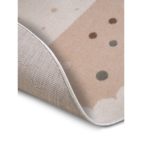 Vaikiškas kilimas smėlio spalvos ø 100 cm Crown – Hanse Home-image-3