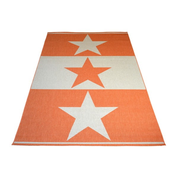 Oranžinė didelio atsparumo kiliminė danga Floorita Orange Star, 200 x 290 cm
