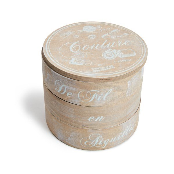 Apvali siuvimo dėžutė Antic Line Couture-image-1