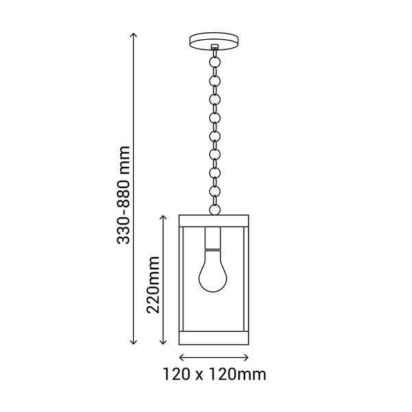 Pakabinamas lauko šviestuvas (aukštis 88 cm) – SULION-image-3