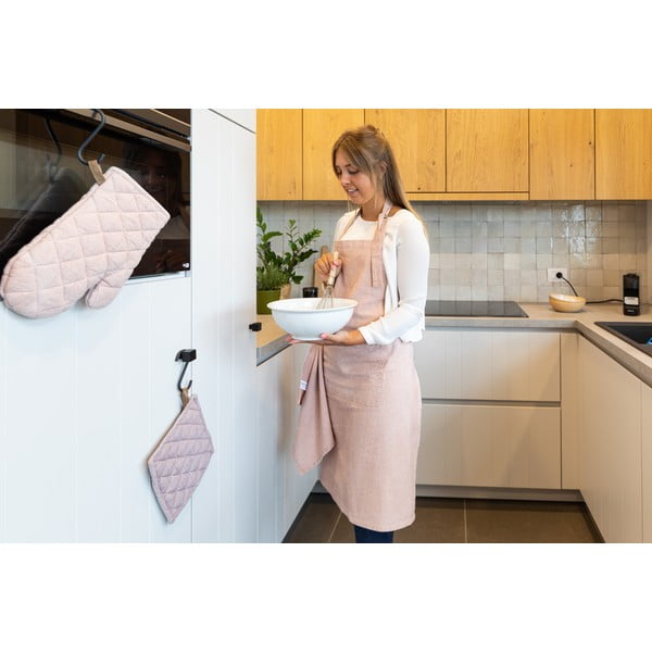 Rožinė medvilnė virtuvinės pirštinė Tiseco Home Studio-image-1