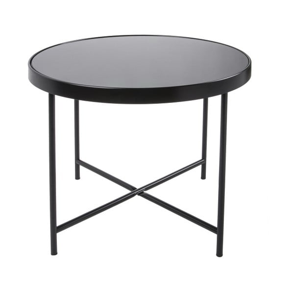Juodas kavos staliukas Leitmotiv Smooth XL, ⌀ 60 cm