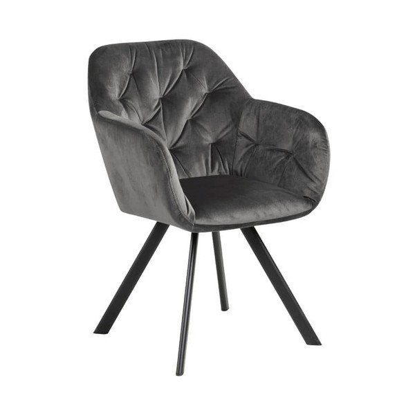 Actona Lola pilkas fotelis