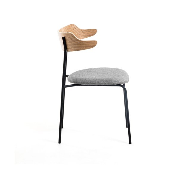 Šviesiai pilka valgomojo kėdė Kave Home Olympia-image-2