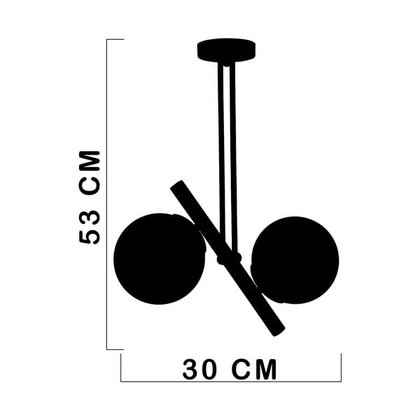 Kabantis šviestuvas ø 15 cm su stiklo gaubtu Libra – Squid Lighting-image-4