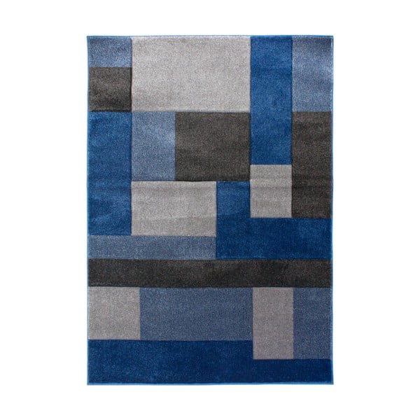 Mėlynai pilkas kilimas Flair Rugs Cosmos Blue Grey, 160 x 230 cm