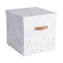 Aukso baltos spalvos daiktadėžė Bigso Box of Sweden Logan