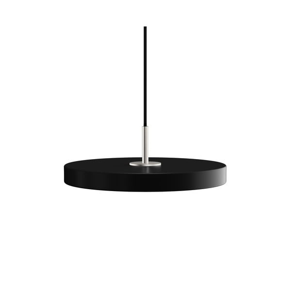 Kabantis šviestuvas juodos spalvos LED ø 31 cm su metaliniu gaubtu Asteria Mini – UMAGE