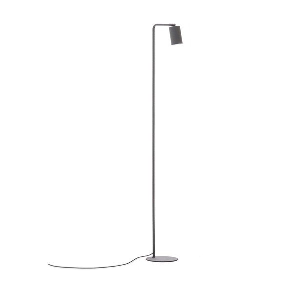 Juodos spalvos pastatomas šviestuvas (aukštis 147 cm) Manie – Kave Home