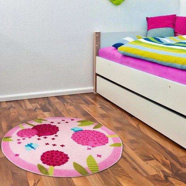 Vaikiškas kilimas Polen Pink, ⌀ 133 cm-image-2