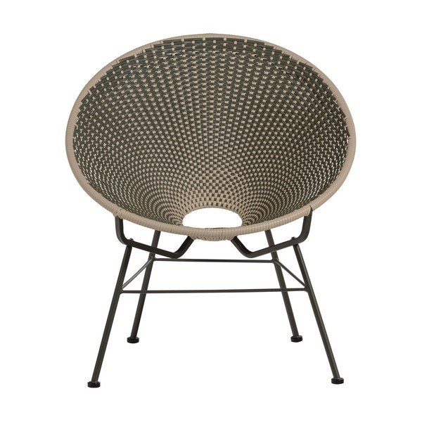 Žalios spalvos sodo krėslas dirbtinis rotangas Kazoun – WOOOD-image-4