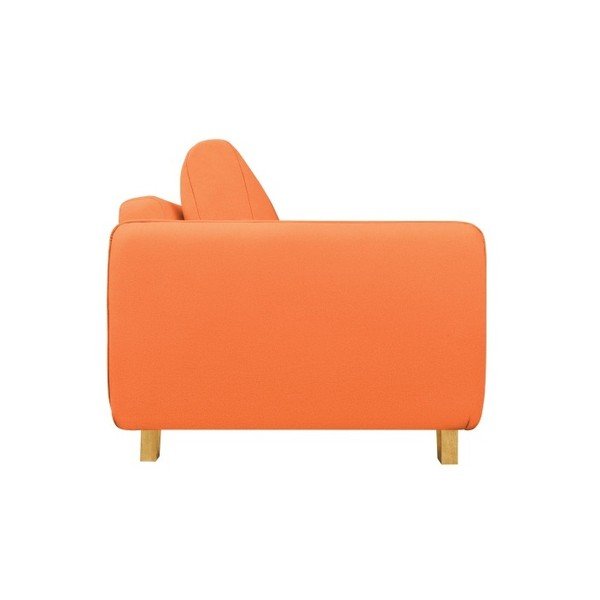 Oranžinė trijų vietų sofa "Kooko Home Bebop-image-3