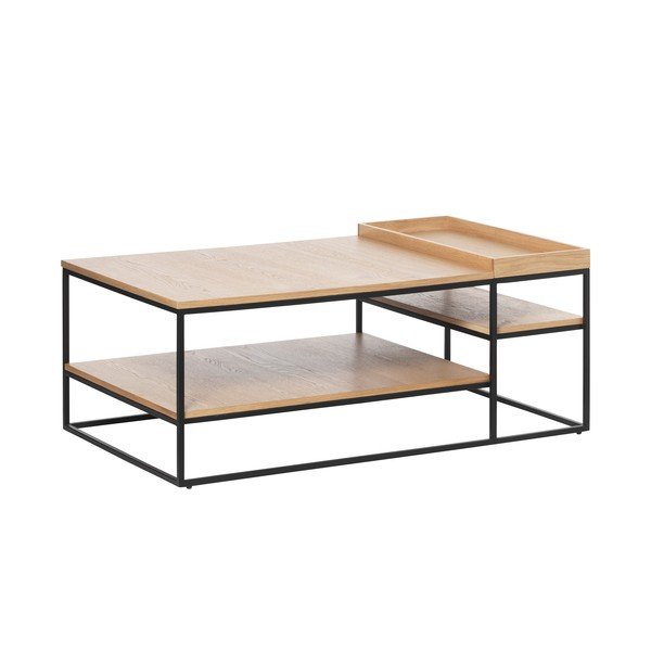 Kavos staliukas natūralios spalvos 70x120 cm Rivoli – Unique Furniture-image-1