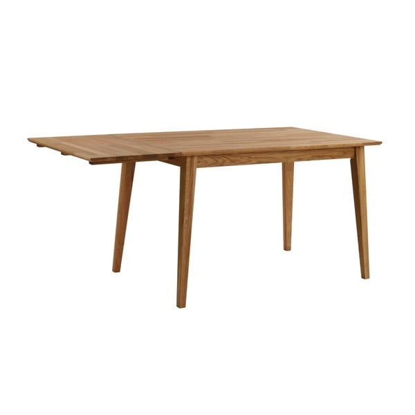 Natūralios ąžuolo medienos sulankstomas valgomojo stalas Rowico Mimi, 120 x 80 cm-image-2