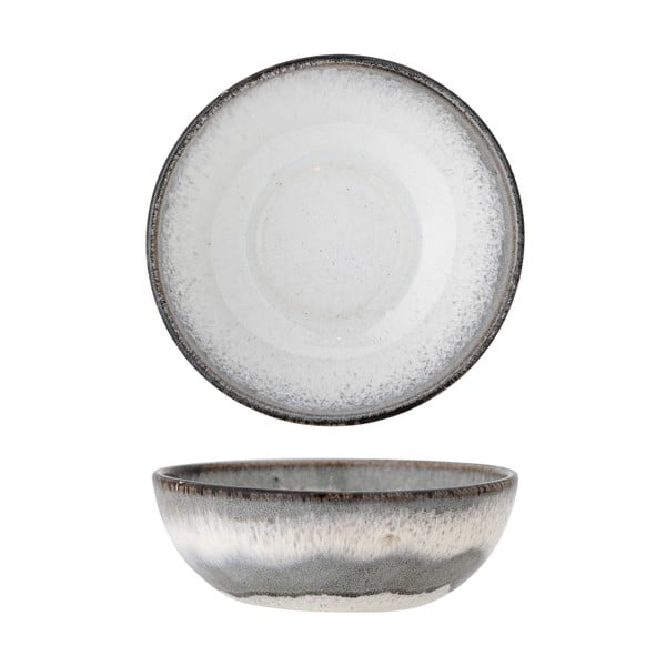 Pilkos spalvos iš akmens masės mažas dubuo 525 ml Paula – Bloomingville-image-3