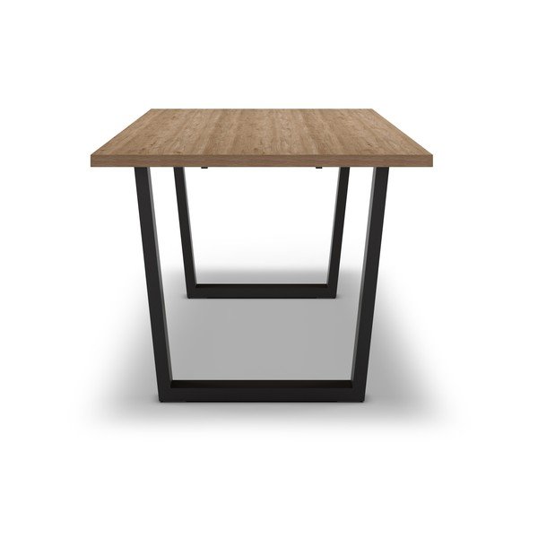 Valgomojo stalas su ąžuoliniu stalviršiu 100x180 cm Francesca - Marckeric-image-3