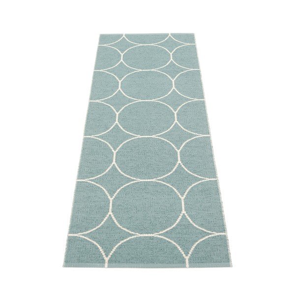 Šviesiai mėlynos spalvos lauko kilimas 70x200 cm Boo Haze – Pappelina