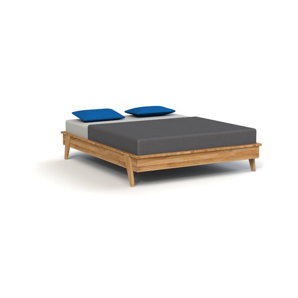 Ąžuolinė dvigulė lova 140x200 cm Retro - The Beds