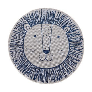 Mėlynas vaikiškas kilimas Ragami Lion, ø 160 cm