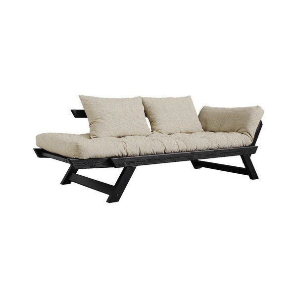 Išlankstoma sofa Karup Design Bebop Black/Linen Beige-image-4