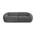 Pilkos spalvos sofa iš kordinio velveto 250 cm Tina – Bobochic Paris