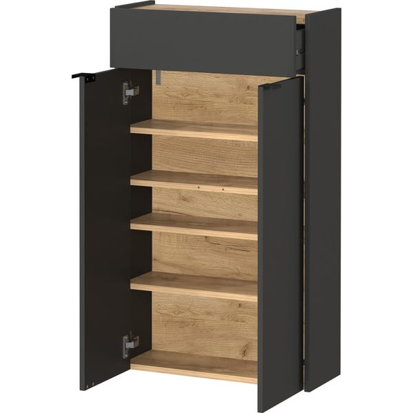 Antracito spalvos spintelė 56x97x22 cm Ameca – Germania-image-3