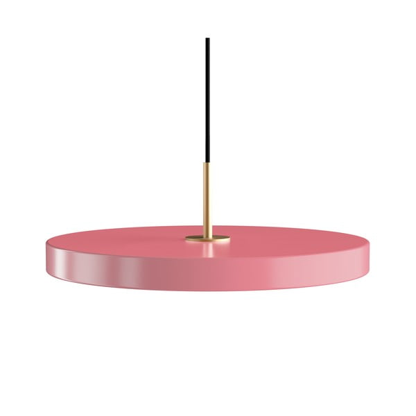Kabantis šviestuvas rožinės spalvos LED ø 43 cm su metaliniu gaubtu Asteria Medium – UMAGE