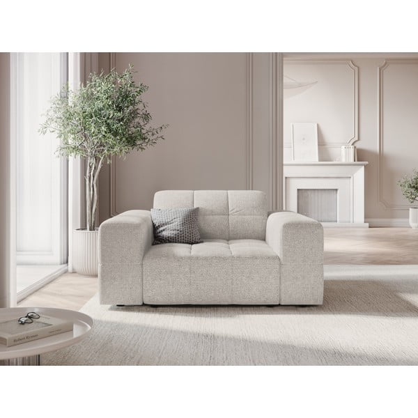 Krėslas šviesiai pilkos spalvos Chicago – Cosmopolitan Design-image-1