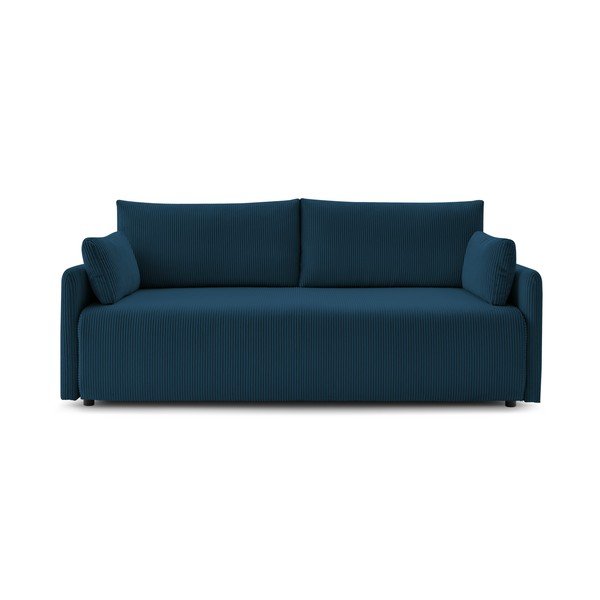 Iš kordinio velveto sulankstoma sofa tamsiai mėlynos spalvos 211 cm Marcel – Bobochic Paris