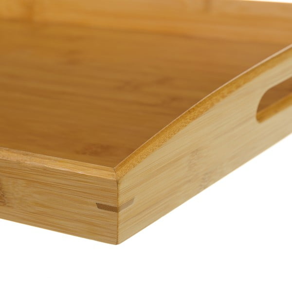 Medinis bambukinis padėklas Casa Selección, 58 x 38 cm-image-1